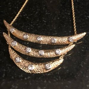 Alexis Bittar crescent necklace